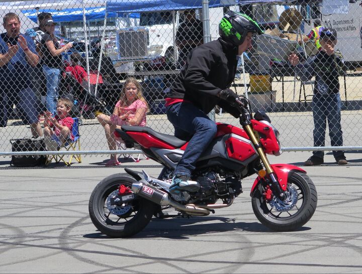 top 10 best things about riding to laguna seca, Grom stunter Ryan Sandoval wows the next generation