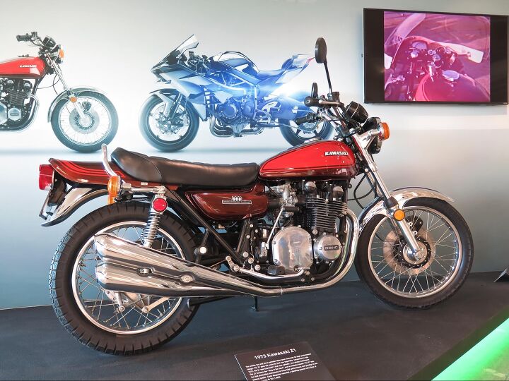 top ten treasures at kawasaki usa, Of course there s an original 73 Z1 in the place of honor