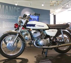 top ten treasures at kawasaki usa, The 1969 H1 500 Triple alerted the world that Kawasaki had entered the room via a world record quarter mile of 12 61 seconds at 111 38 mph quickest ever for a production motorcycle Remember to tighten fasteners