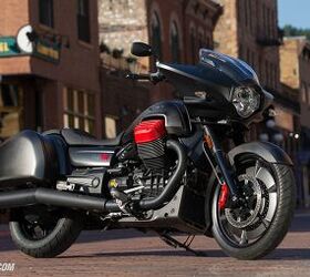 2017 moto guzzi mgx 21 flying fortress first ride video review, The Moto Guzzi MGX 21 aka the Flying Fortress Moto Guzzi s take on the American bagger the MGX is a stylish design exercise powered by a 1380cc transverse V Twin pumping out 95 horsepower and nearly 90 lb ft of torque It s a high revving cruiser which in itself isn t something you normally say about cruisers