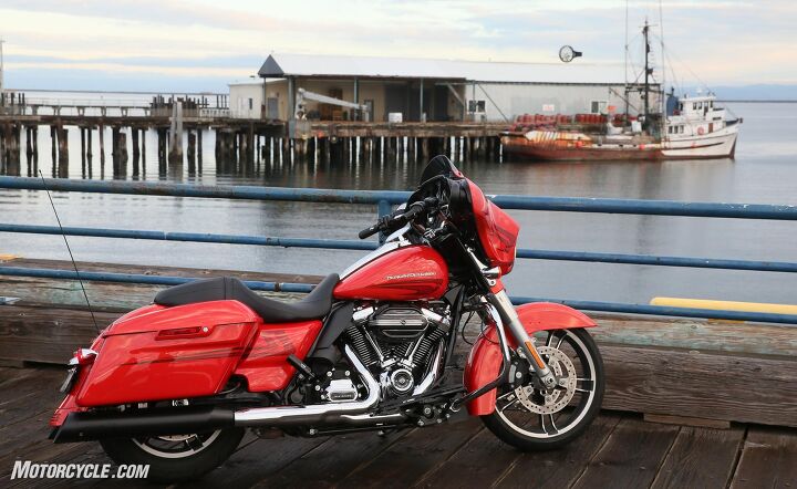 2017 harley davidson street glide first ride review, An accessorized Street Glide with a Screamin Eagle air cleaner and slip on plus some dress up goodies
