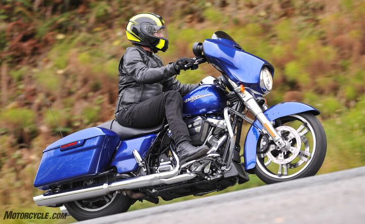2017 harley davidson street glide first ride review, The new suspension delivers
