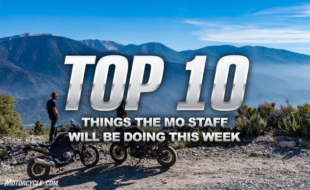 top 10 things the mo staff will be doing this week