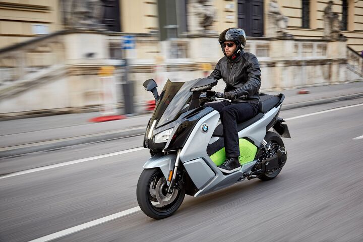 2017 bmw c evolution scooter coming to us, LED daytime running lights and indicators are standard