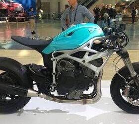 3D-Printed Motorcycle Concept With Supercharged Kawasaki H2 Engine