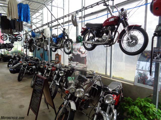 motorcycle destinations greenhouse moto cafe