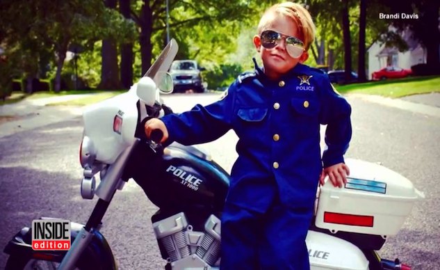 Five-Year-Old Motor Cop Of Kindness