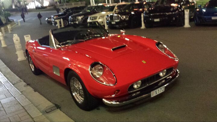 motorcycle com editor highlights of 2016, This sultry beauty was parked in front of Monte Carlo s famous casino I m gonna guess it might be a Ferrari 250 GT Spyder from 1959 or 60 but I admit that it s not often my historical knowledge of classic Ferraris is called upon Regardless it safe to say its driver is one of the many millionaires living in the area as the car s worth is well into the seven figure zone