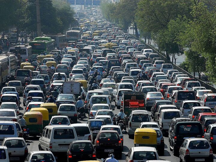 whatever a world without lane splitting, Remind me never to go wherever this is