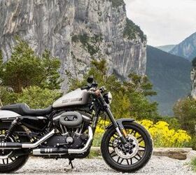 Harley Davidson Roadster or Triumph Bonneville Bobber Motorcycle