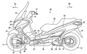 Suzuki Files Patent for Two-Wheel Drive Burgman Scooter