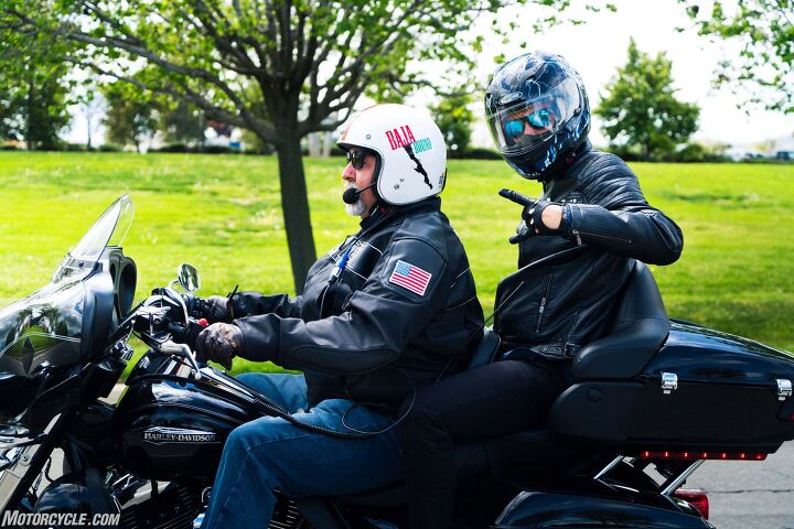 where eagleriders dare, Steve Feather pictured giving Playboy Jr Editor Cole Sadler a free ride is a retired firefighter EagleRider tour guide and all around good guy emblematic of the personable treatment you can expect to receive from all the EagleRider folk