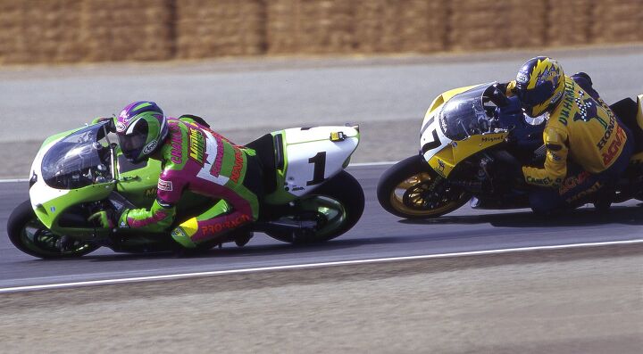 mo interview catching up with racer doug chandler, Chandler won three AMA Superbike championships the last one in 97 riding for Muzzy Kawasaki He s shown here at Mazda Raceway battling with Miguel Duhamel Chandler s relationship with Muzzy was one of the most successful in U S roadracing