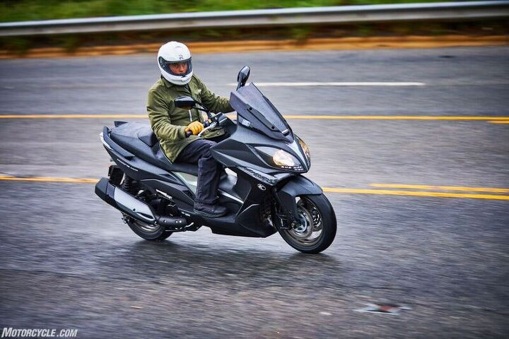2018 kymco xciting 400i review first ride, The Xciting is big on amenities for this price point