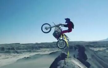 Check Out This Incredible Dirt Bike Base Jump + Video