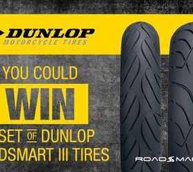 Sign-Up For Chance To Win A Set of Dunlop ROADSMART III Tires