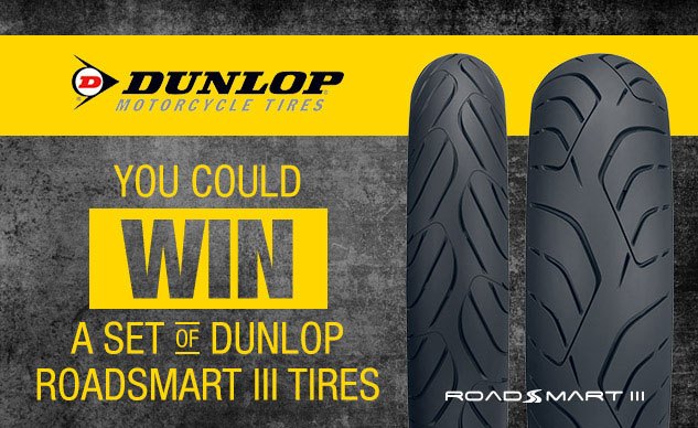 Sign-Up For Chance To Win A Set of Dunlop ROADSMART III Tires