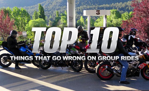 top 10 things that go wrong on group rides