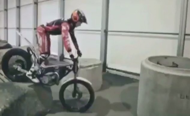 this trials rider doesn t know his own strength video