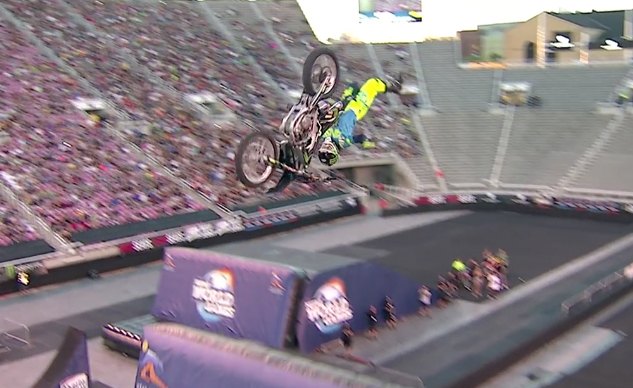 nitro world games harry bink wins gold with insane front flip rock solid video