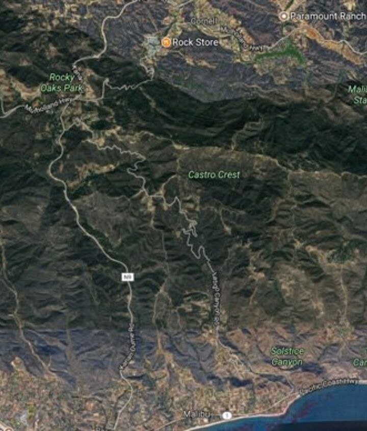 destinations the rock store, The Rock Store and Cornell can be seen at the top of the map Each road stretching to the ocean is scenic and hugely entertaining