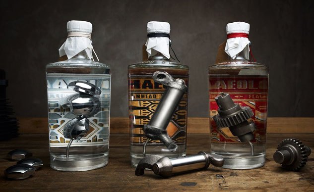 German Bike Builder Bottles Harley-Infused Gin