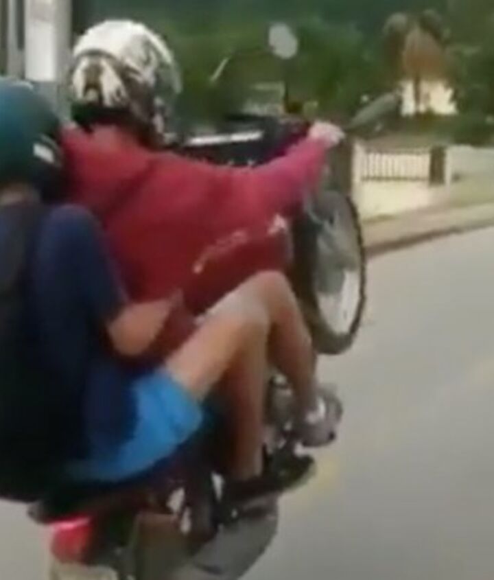 Tandem Wheelie Gone Wrong But Not How You'd Expect
