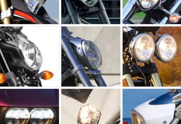 quiz match the headlights to the motorcycle