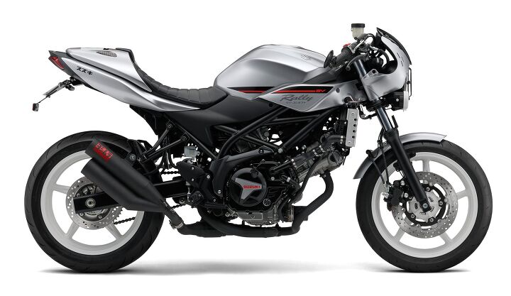 suzuki sv650x concept headed for 2017 tokyo motor show, Not much appears to have changed from the SV650 Rally concept shown at last year s show The SV650X concept loses the dual silencers bar end mirrors and pillion seat cover replacing them with components used on the production SV650