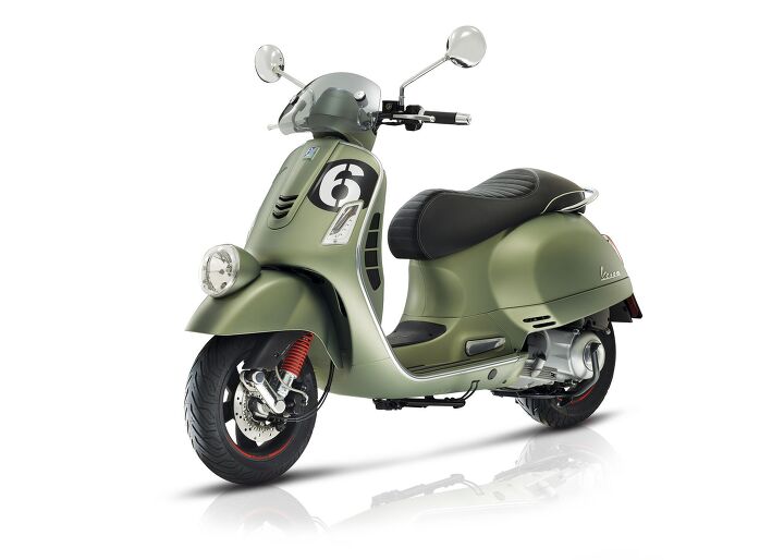 vespa announces limited edition sei giorni scooter