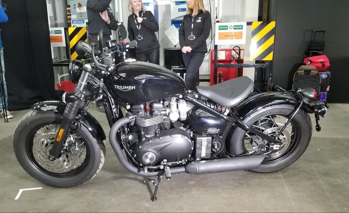 inside triumph top 10 tidbits learned behind the factory doors, The new Bobber Black is a butcher version of the successful Bobber