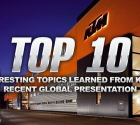 10 interesting topics learned from ktm s recent global presentation