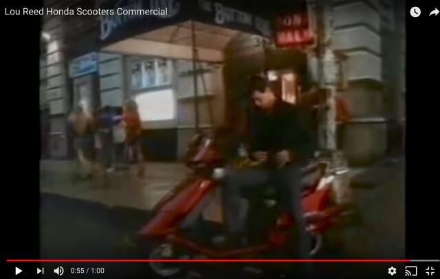 Did Lou Reed and the Honda Elite Lead to the Downfall of Western Civilization?