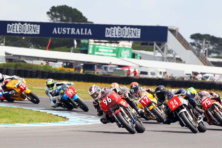 colin edwards to race australia s international island classic, Action from the 2015 Island Classic