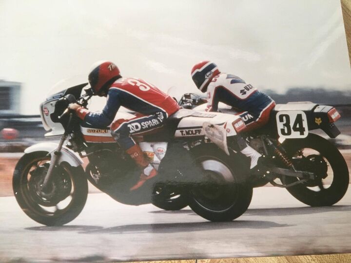 archive suzuki xr69, Thad Wolff was going so fast the one time he passed Wes Cooley 34 his numberplate flew off But the old GS1000 wasn t going to be able to compete in Formula 1 without radical changes