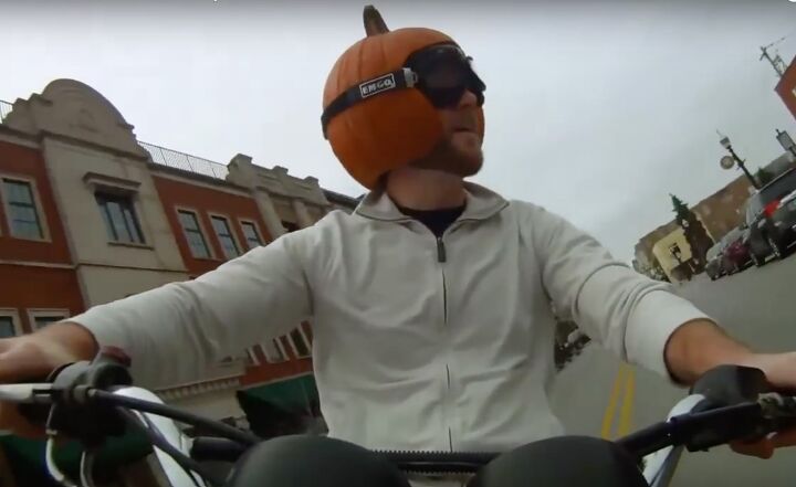 Halloween Video: Always Protect Your Melon When You Ride