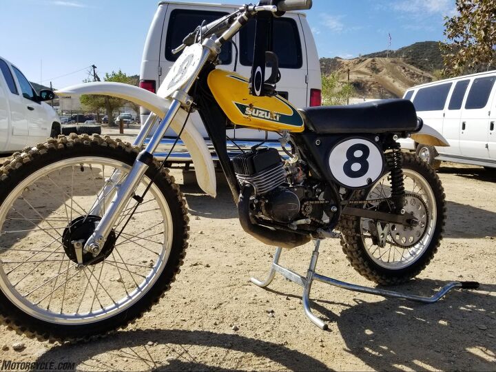 tom white memorial ride, One of the many sano vintage dirtbikes that took part in the Tom White Memorial Ride