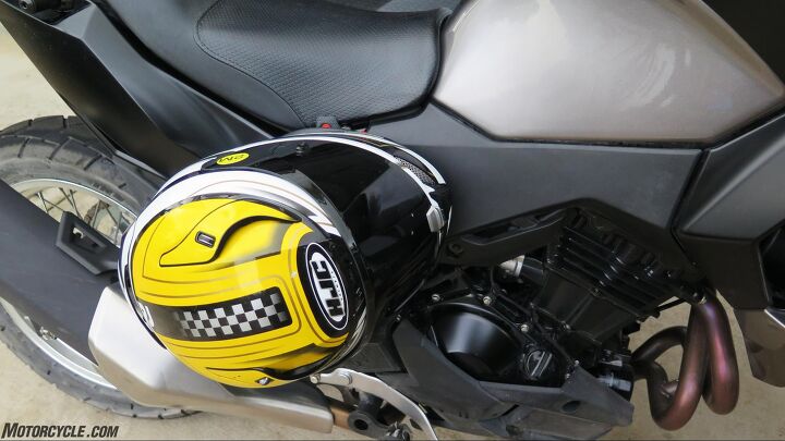 attach helmet to motorcycle Carrier Strap EXPLAINED | How to Lock