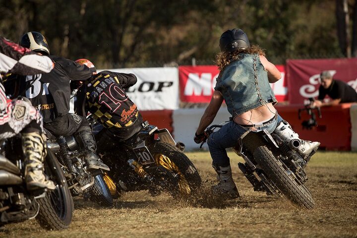 things are looking up or so it seems, The Super Hooligan Class goes to show that you don t need spend thousands of dollars on expensive parts and fancy equipment to line up and race Like this guy for instance Hell yeah brother Photo courtesy of Roland Sands Design