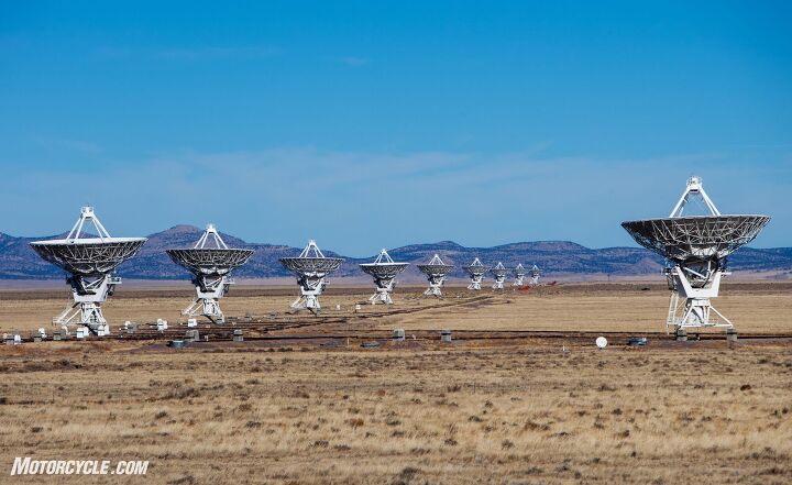 the nuclear tourist day 3, The Very Large Array before they repositioned the dishes A few minutes later they were tilted away from me as shown in the lead photo