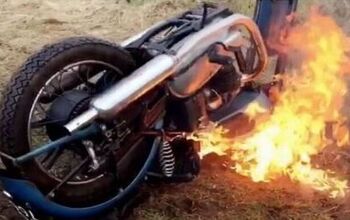 Motorcycle Thieves Burn Vintage Motorcycle After Demanding 1,000 Ransom
