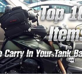 Top 10 Items To Carry In Your Tank Bag