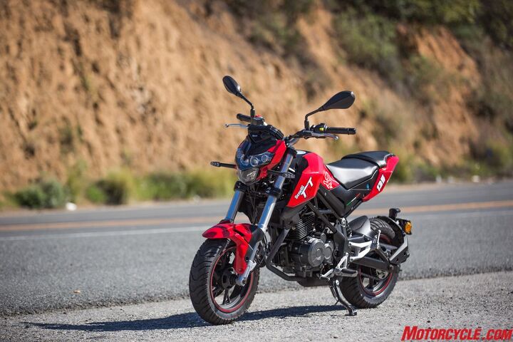2018 benelli tnt135 first ride review, With the TnT135 Benelli is not only looking to attract potential Honda Grom or Kawasaki Z125 Pro riders but it s also hoping the price and looks will lure new riders who wouldn t otherwise consider motorcycling