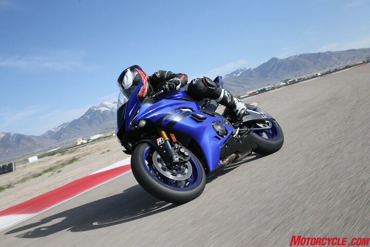 climbing the yamaha r world ladder, In search of a middleweight supersport Search no longer the R6 is a missile