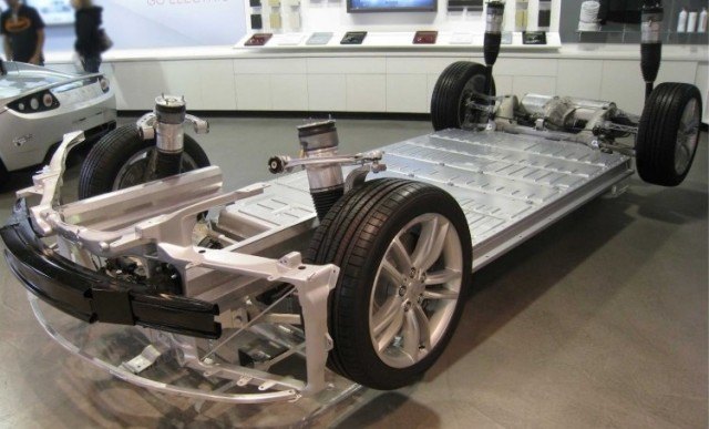 pros and cons of the electric motorcycle, The Tesla Model S s entire floorpan is batteries and weighs 1200 pounds