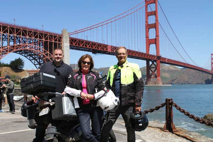 twisted road motorcycle rental, BMW Owner Carter Wood left getting his bike back after Icelanders Kristjan and sd s Gislason completed their five week 6 000 mile journey across the USA