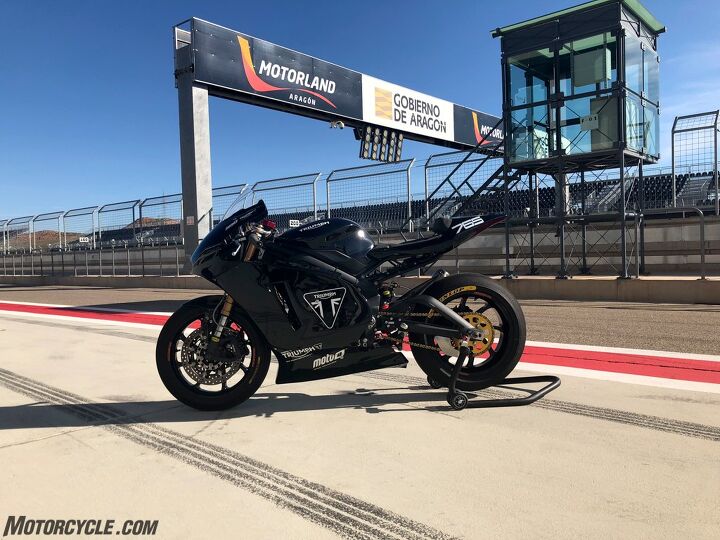 could a triumph daytona 765 be on the way, If Triumph really is hiding a Daytona 765 sportbike right in front of our eyes it ll be one of the more clever marketing tricks we ve seen in a while