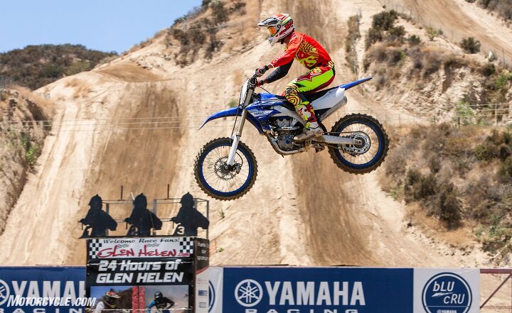 2019 yamaha yz450f first ride review, The over rev is also nice for clearing jumps with short run ups like out of a corner when there s little or no time for grabbing another gear The 2019 YZ450F also has nice and wide 55mm footpegs which offer plenty of grip