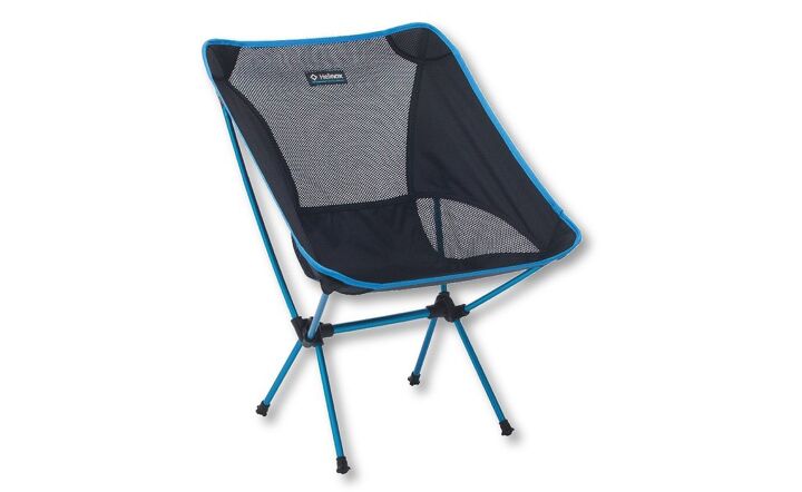 motorcycle camping gear buyer s guide beyond the basics, The Chair One is exactly what I needed on our adventure tour Claimed to hold up to 320 lbs the Chair One sits 20 inches off the ground and packs down into a 14 4 5 inch zippered stuff sack Available here