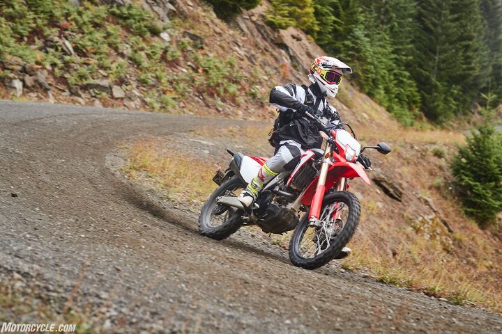 2019 honda crf450l review first ride, There s no other bike on the market right now that handles both on and off road riding as well as the CRF450L does right out of the box